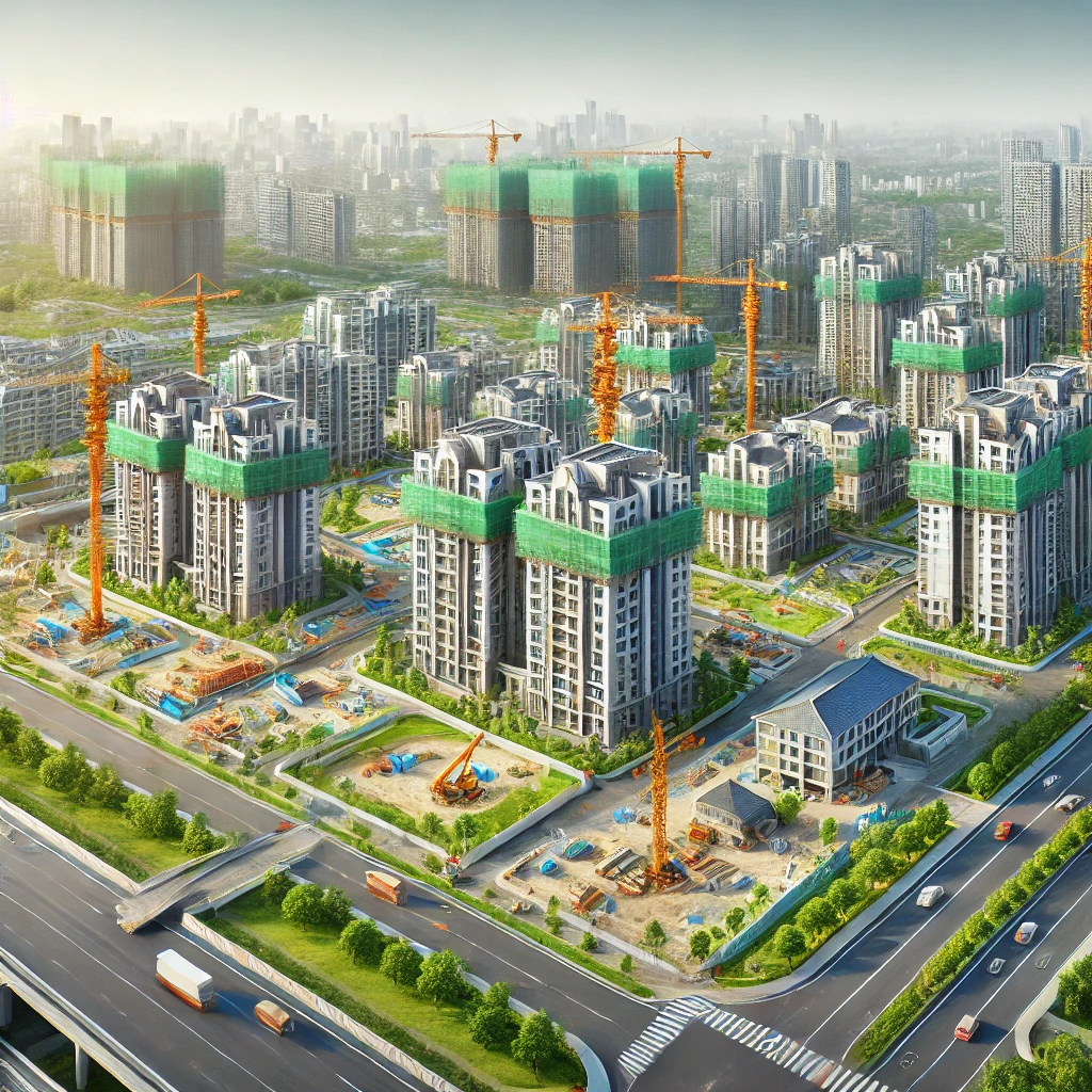 中国二十冶承建合肥市新住宅项目顺利开工(图1)